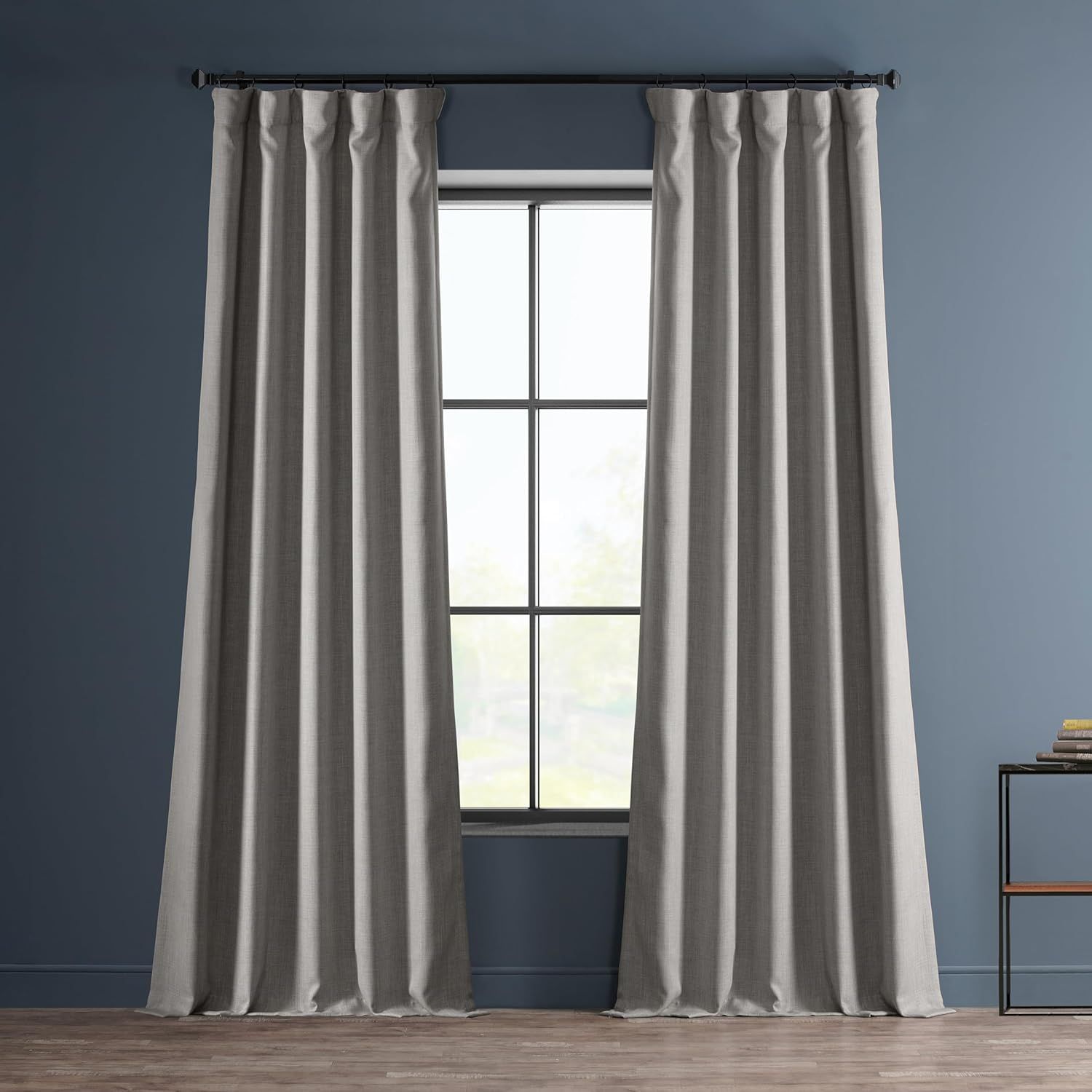 Clay Faux Linen Blackout Curtains 50" x 120"