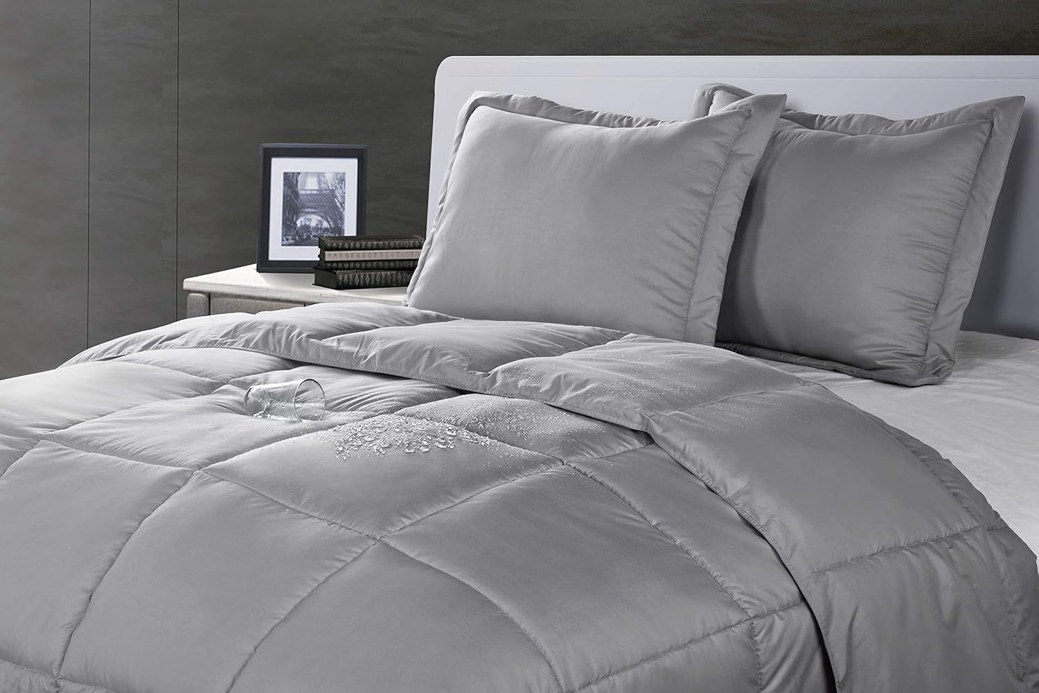 Twin Silver Down Alternative Microfiber Comforter Set