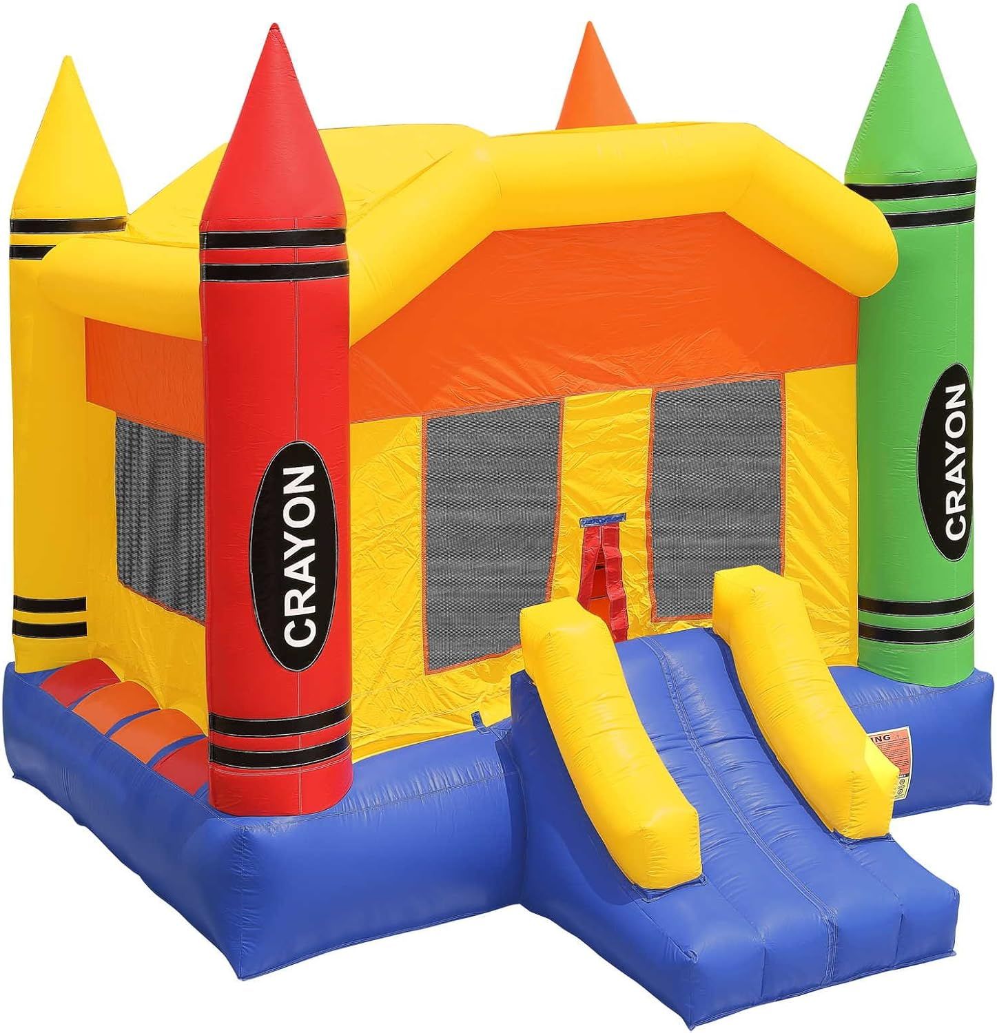 Commercial Grade Multicolor PVC Crayon Bounce House with Blower