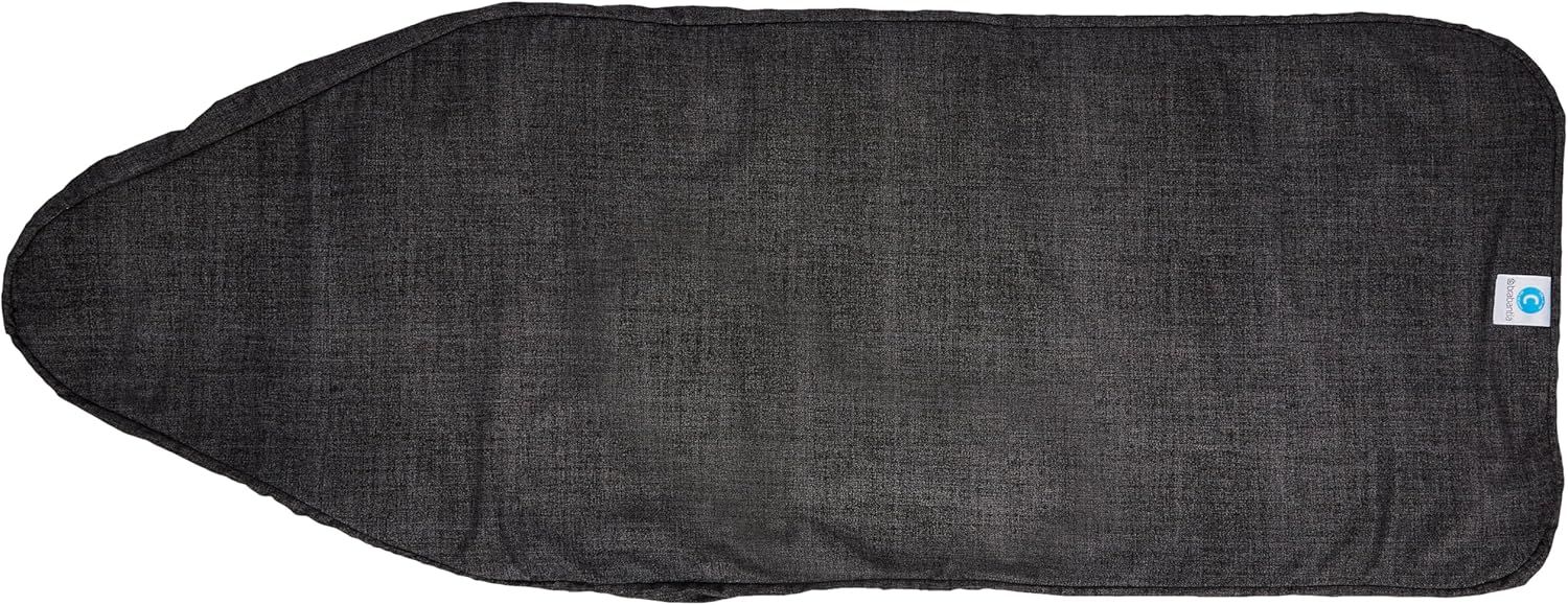Denim Black Cotton Ironing Board Cover with Foam Padding
