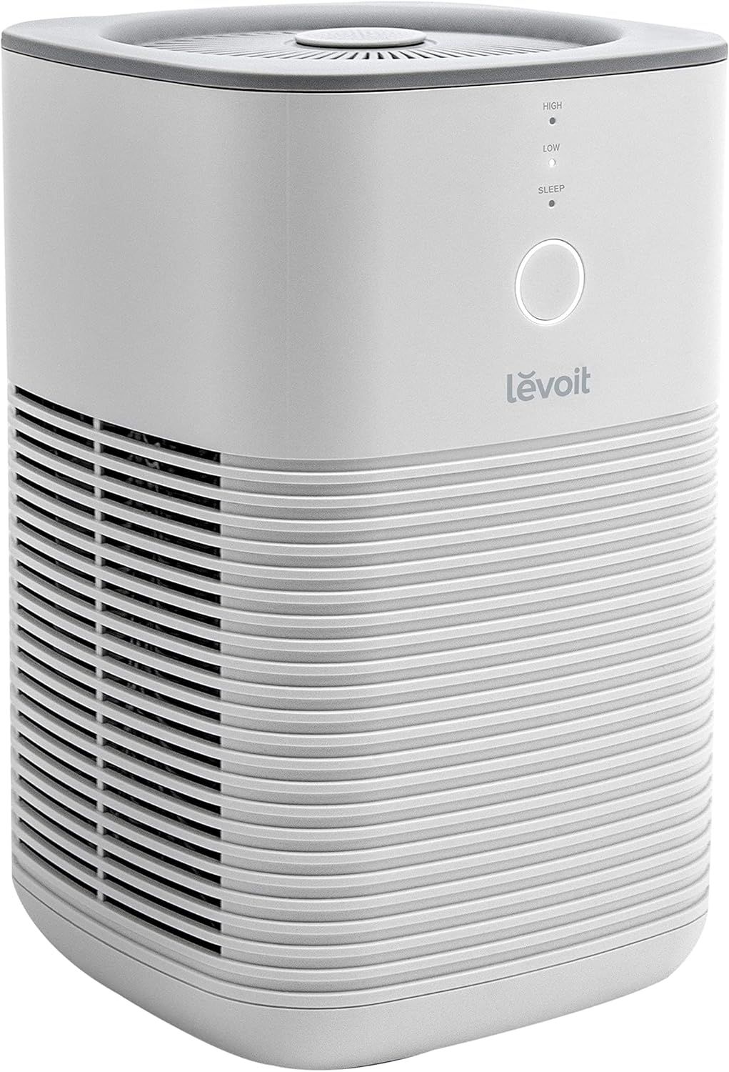 White Compact Dual-Filter Air Purifier with Aroma Pad