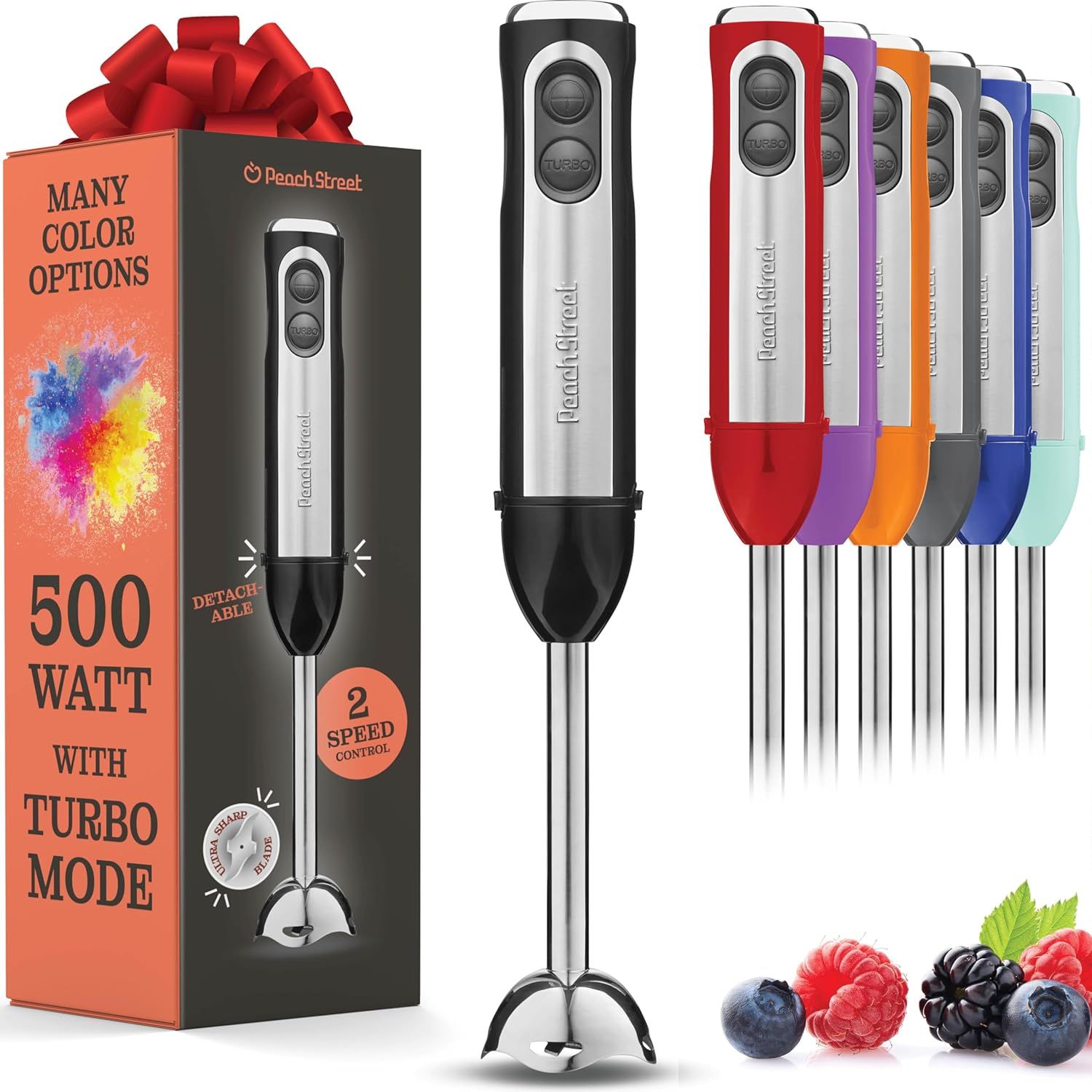 500 Watt Stainless Steel Variable Speed Immersion Blender