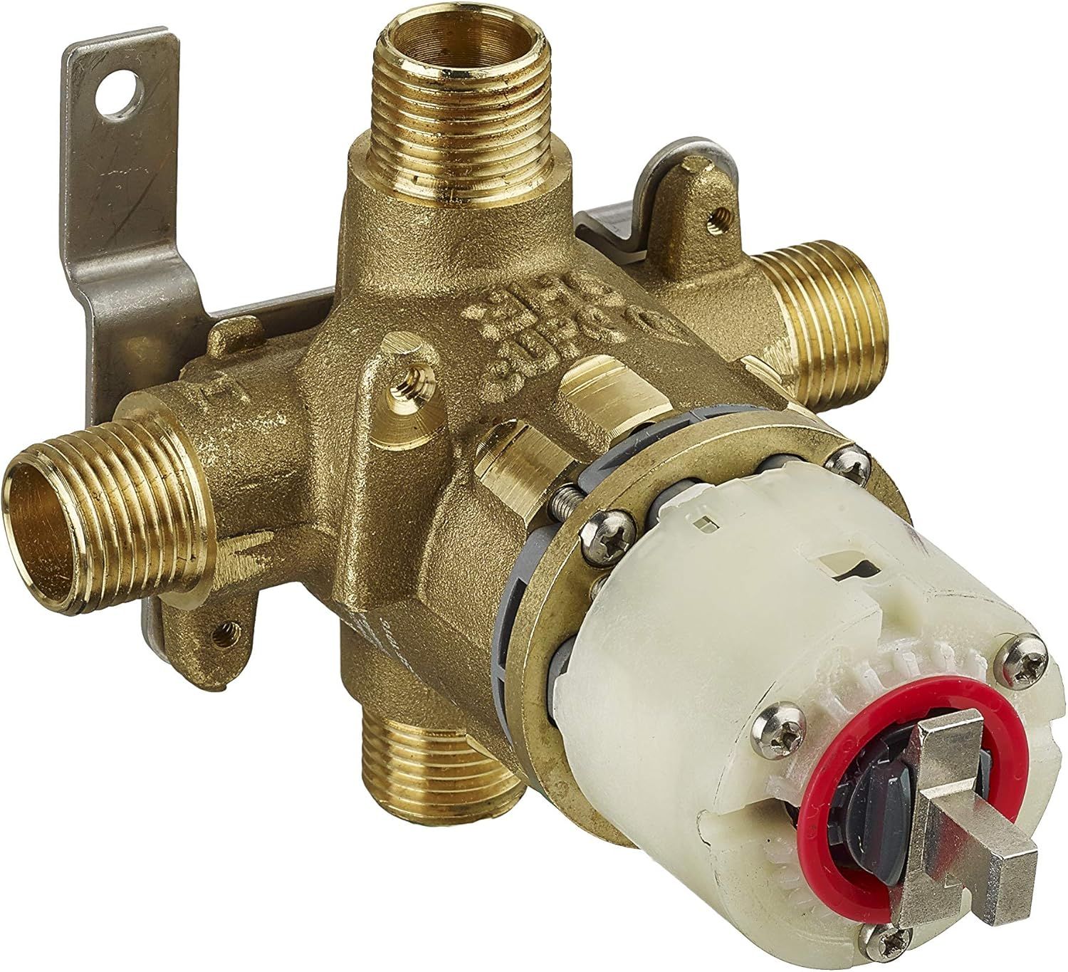 Universal Brass Pressure Balance Rough-In Valve for Copper Pipes