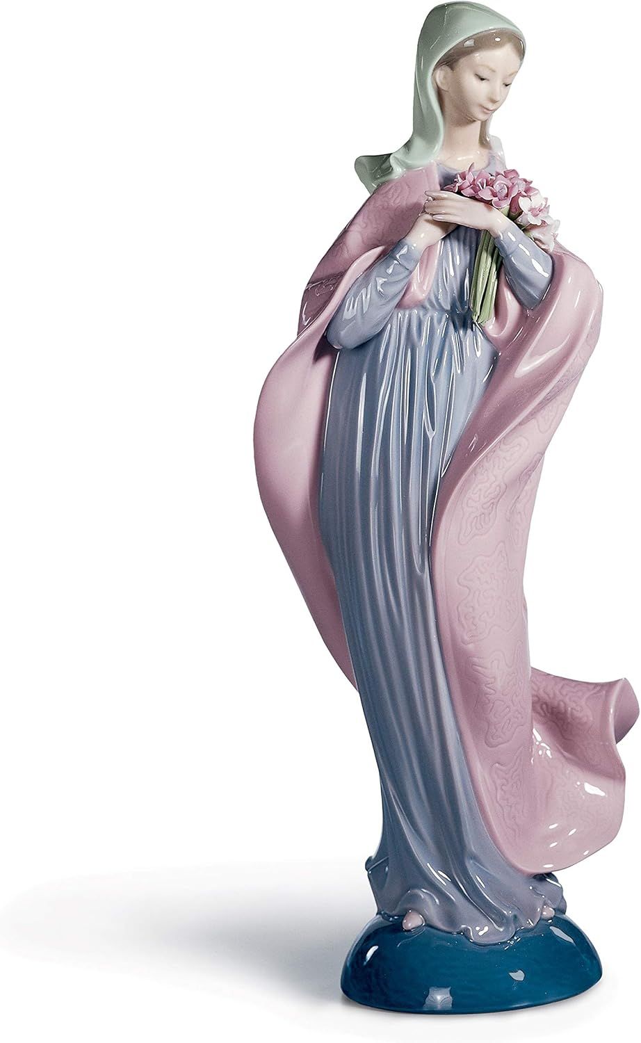 Vicente Martínez Porcelain Virgin Mary Figurine