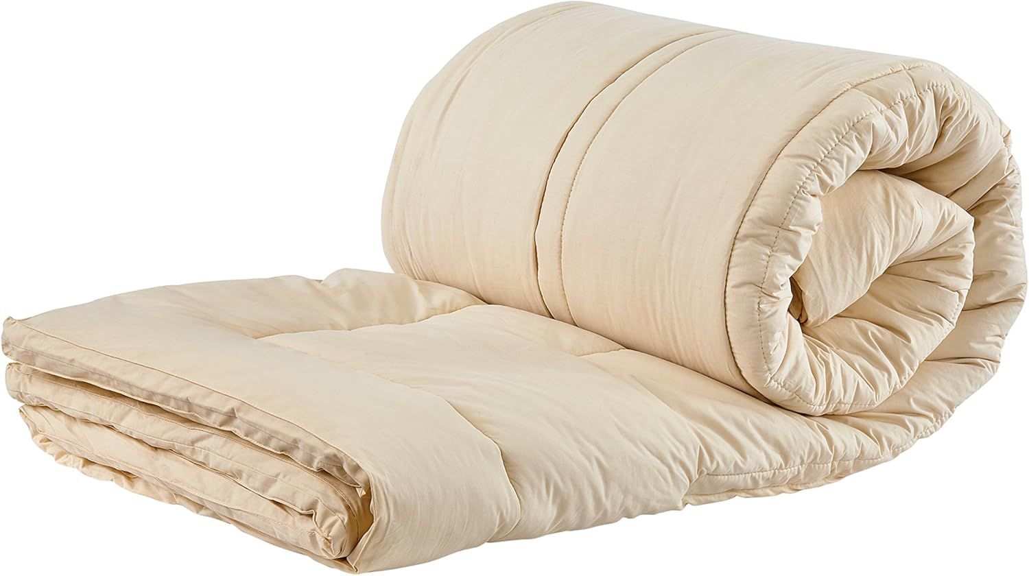 Twin Ivory Organic Merino Wool Mattress Topper