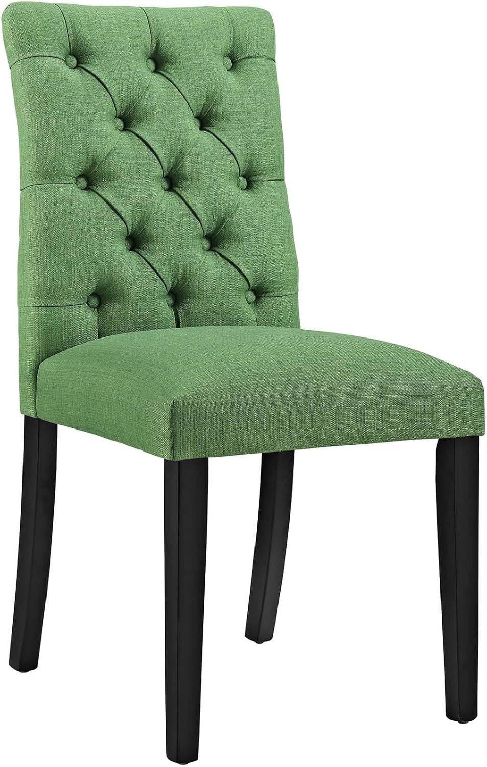 Kelly Green Tufted Upholstered Parsons Side Chair