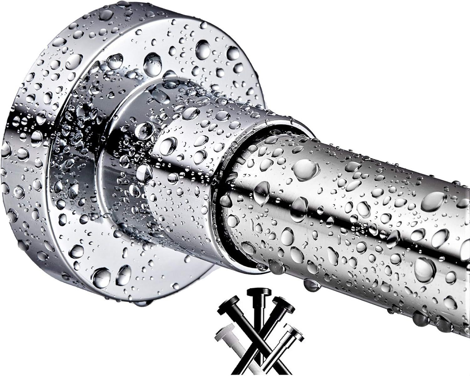 Adjustable Stainless Steel Tension Shower Curtain Rod