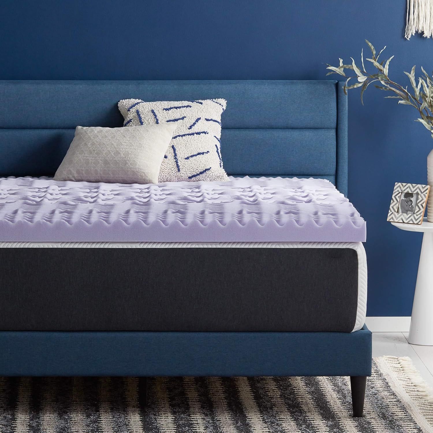 Lavender Infused Twin Memory Foam Mattress Topper