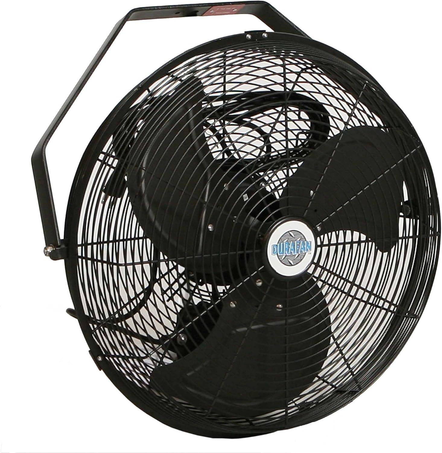 18" Black High Velocity Indoor/Outdoor Wall Mount Fan