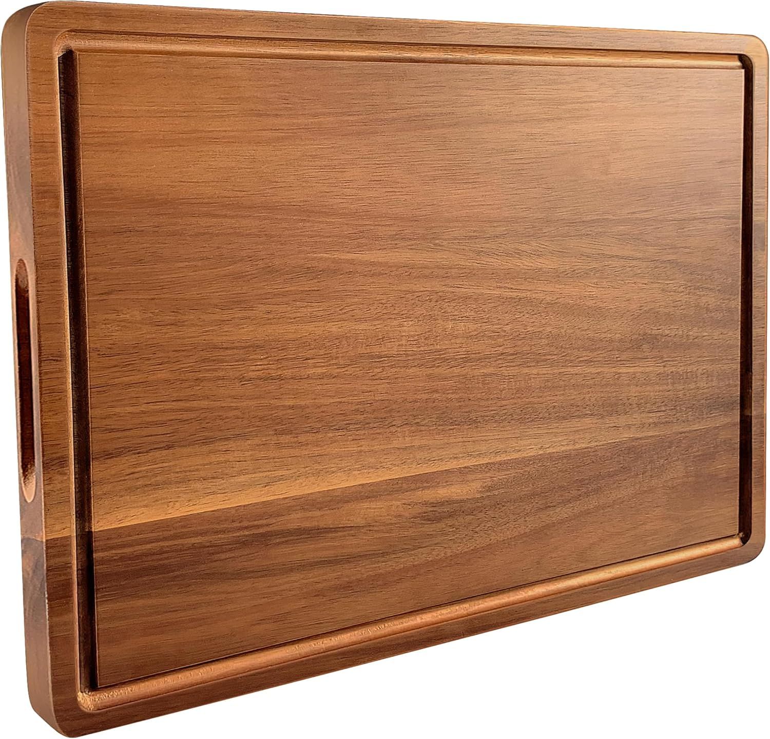 XX-Large Acacia Wood Reversible Cutting Board with Juice Groove