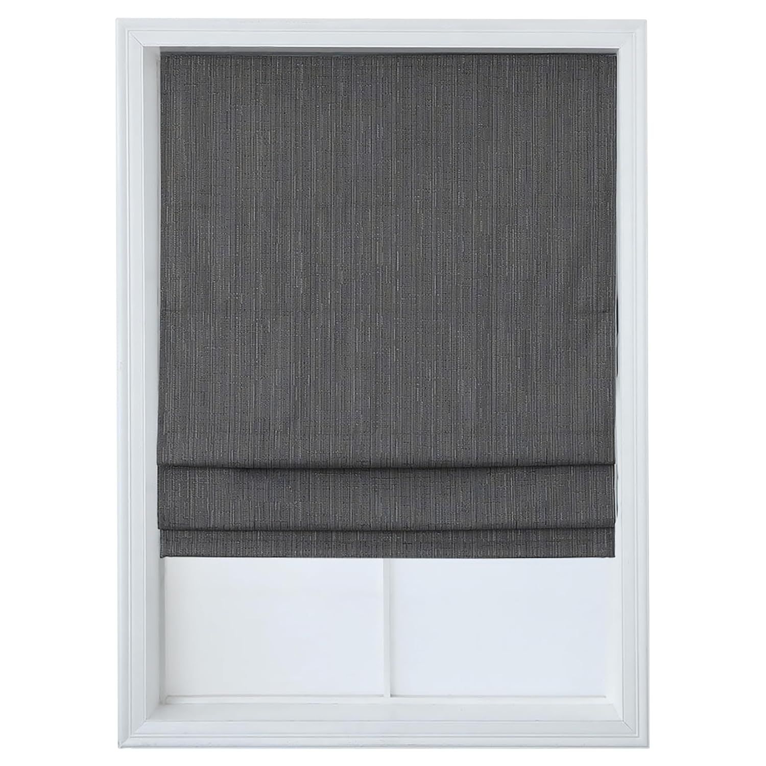 Cordless Blackout Fabric Roman Shades for Indoor Windows