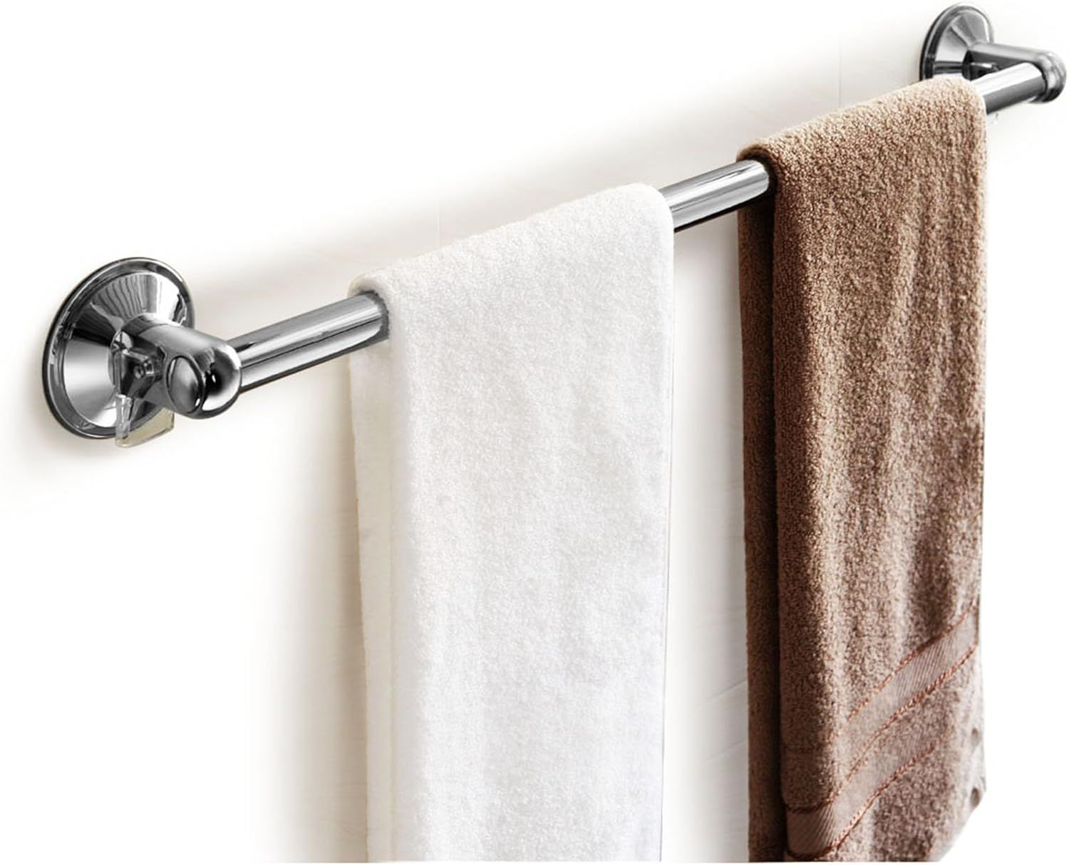 24" Chrome Stainless Steel Insta-Mount Towel Bar