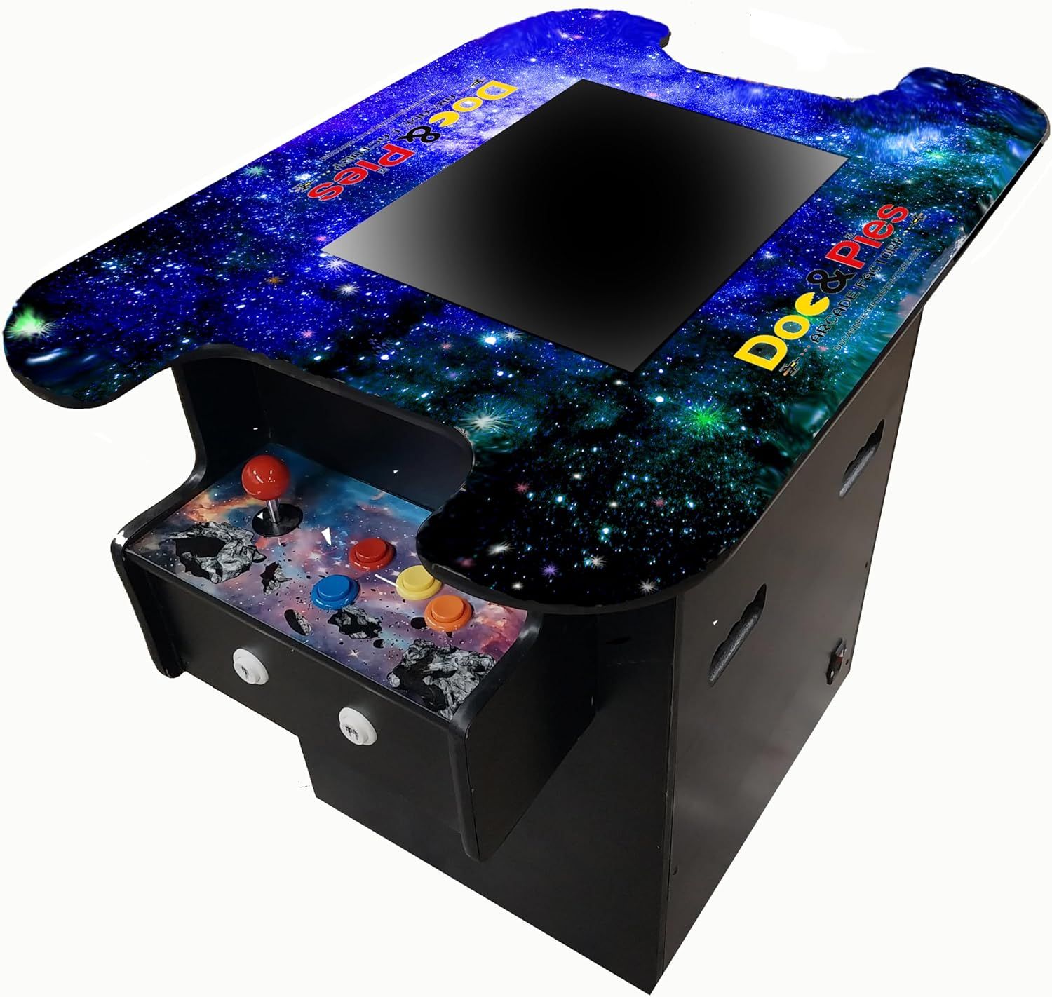 Full-Size Retro Cocktail Arcade Machine with 412 Games