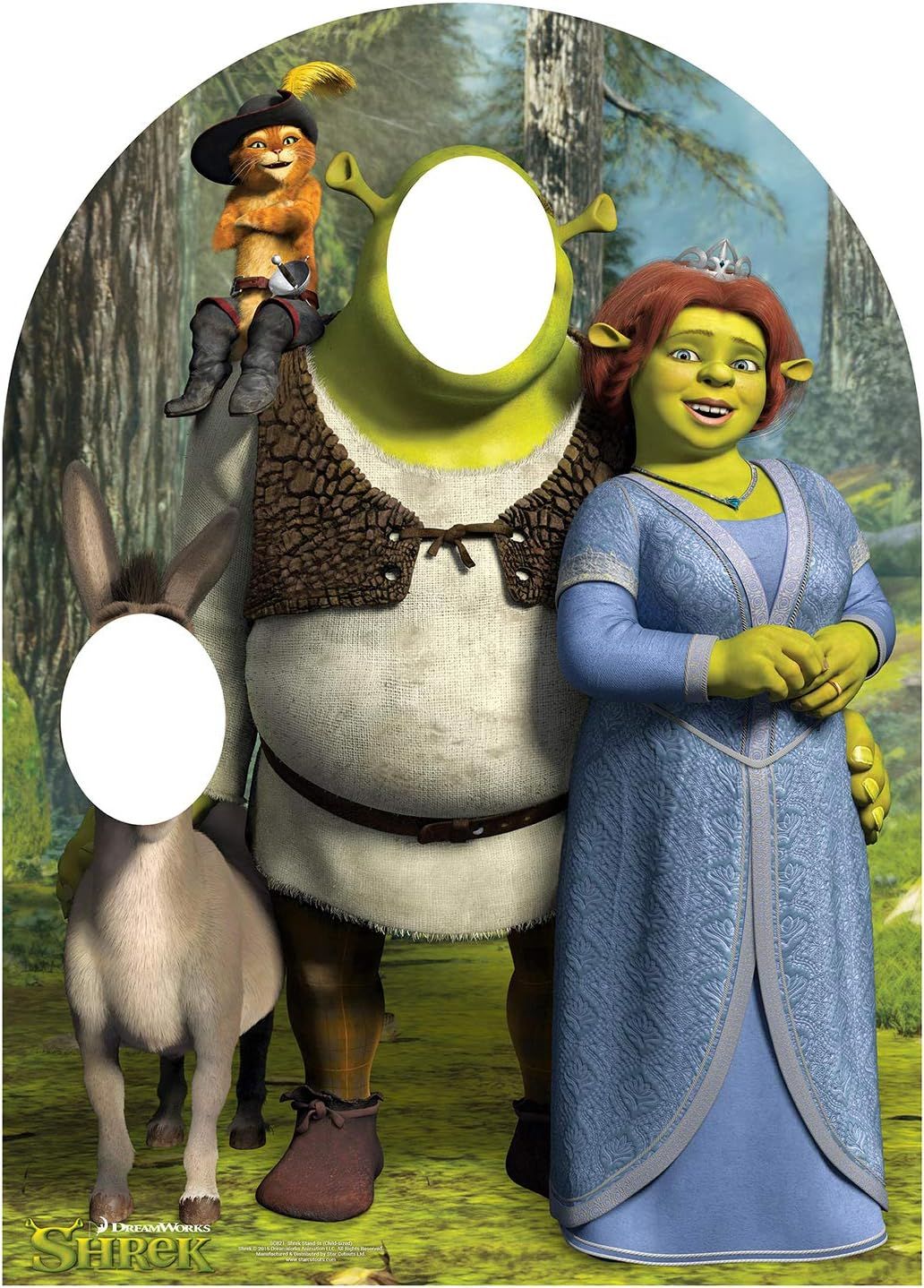 Shrek and Friends Life-Size Cardboard Stand-In