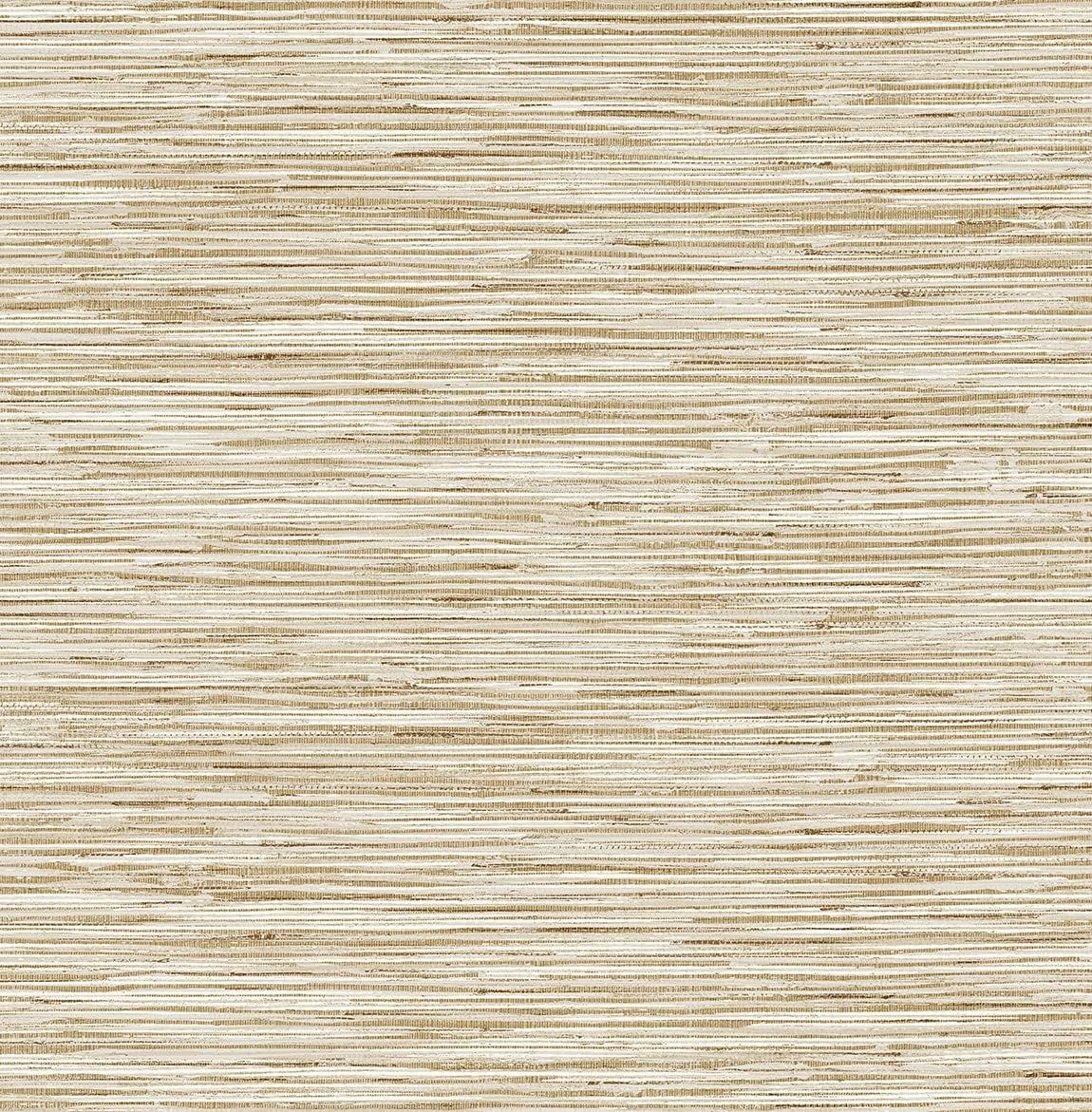 Neutral Hemp Faux Grasscloth Peel and Stick Wallpaper