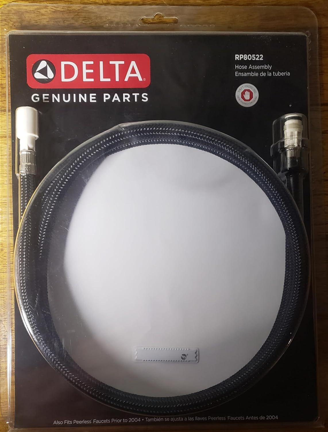 Delta 12" Black Hose Assembly for Bathroom Faucets