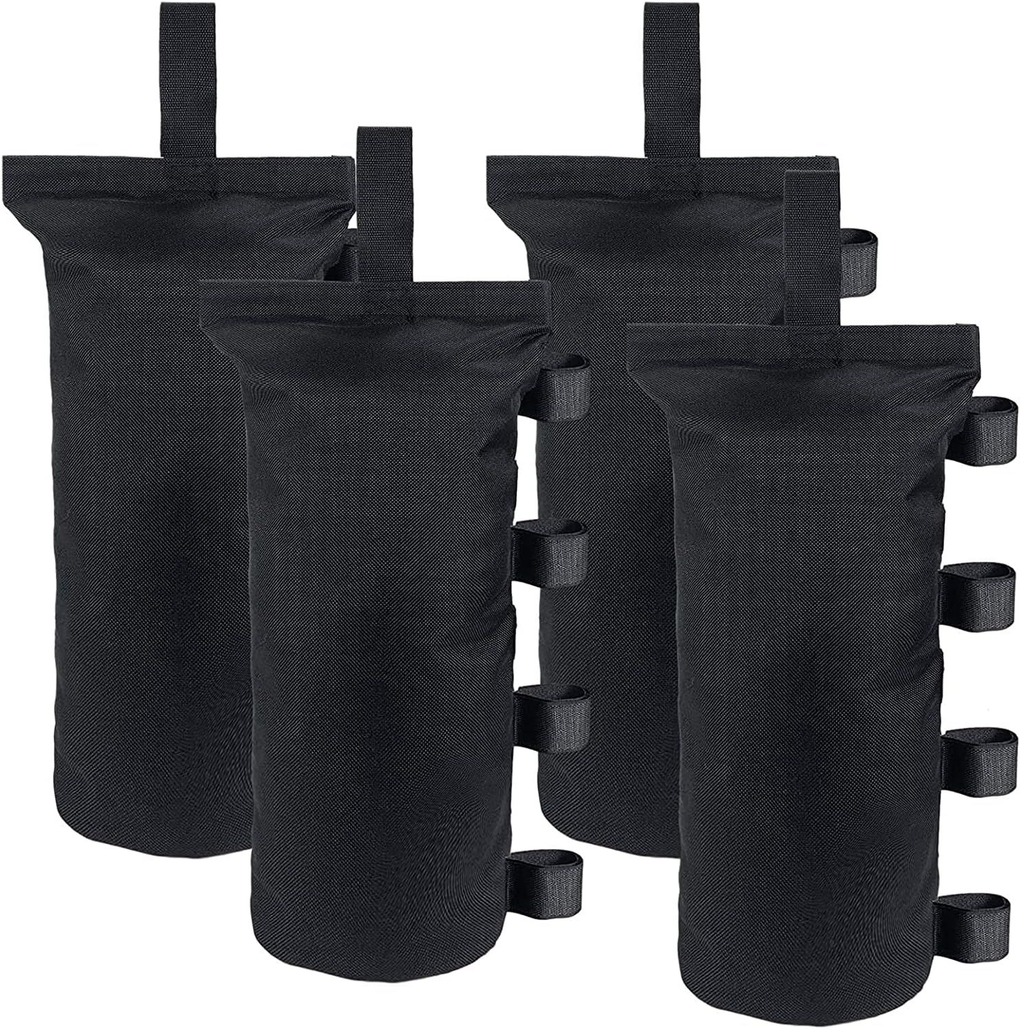 Heavy Duty Black Waterproof Canopy Weight Bags Set