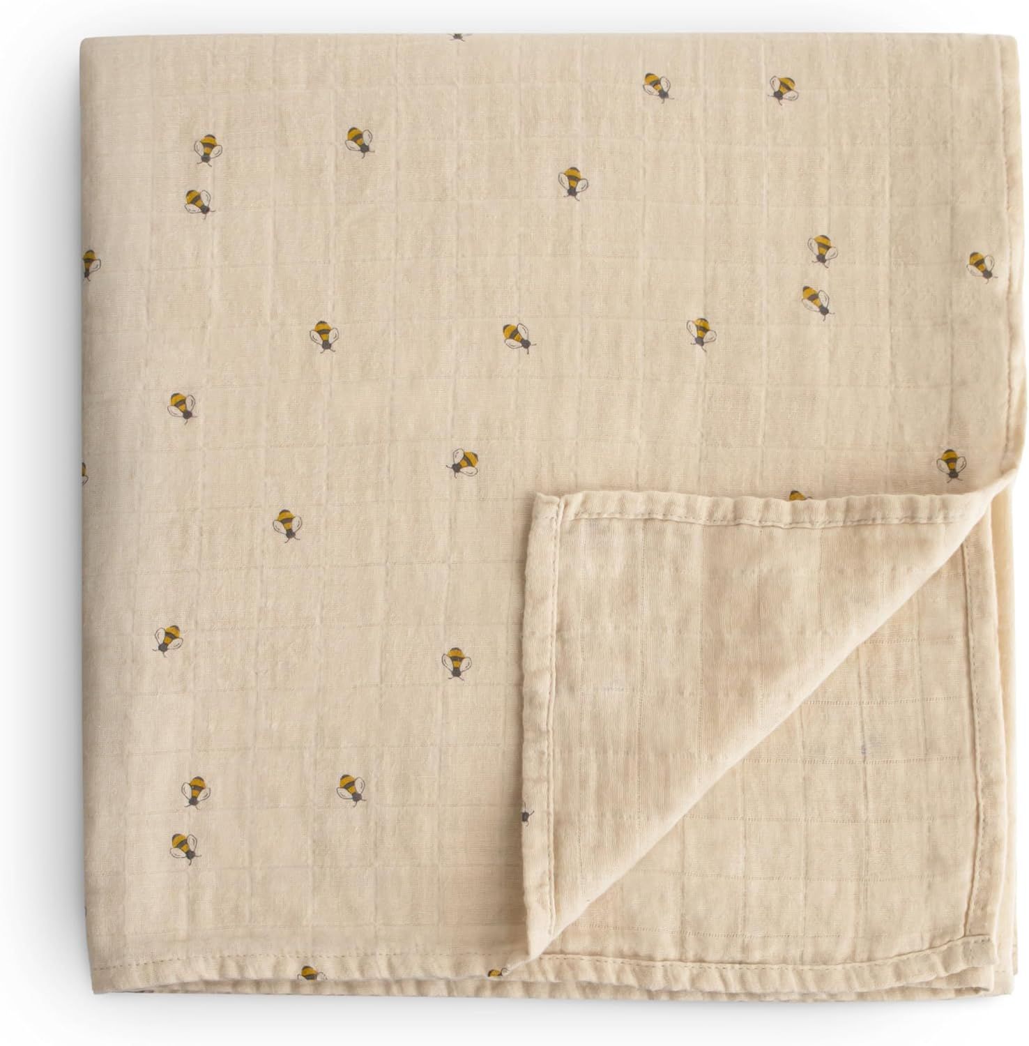Pastel Blooms Organic Cotton Muslin Baby Swaddle Blanket