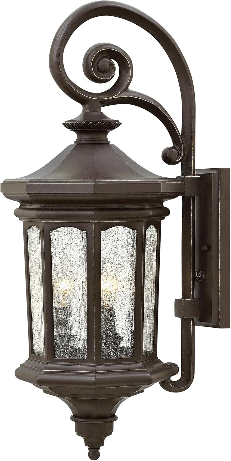 Raley Oil Rubbed Bronze 3-Light Outdoor Wall Sconce