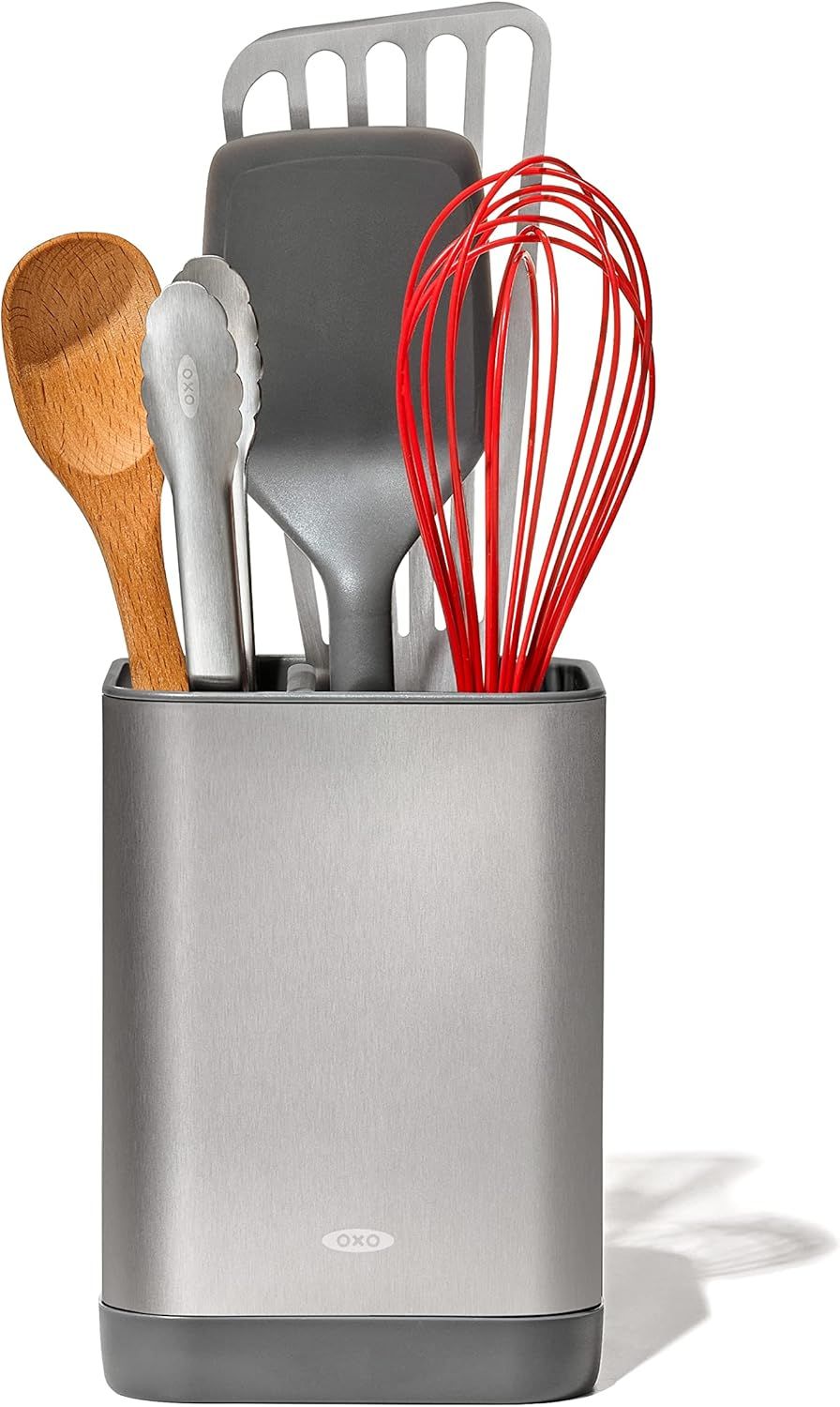 Adjustable Stainless Steel Square Utensil Holder