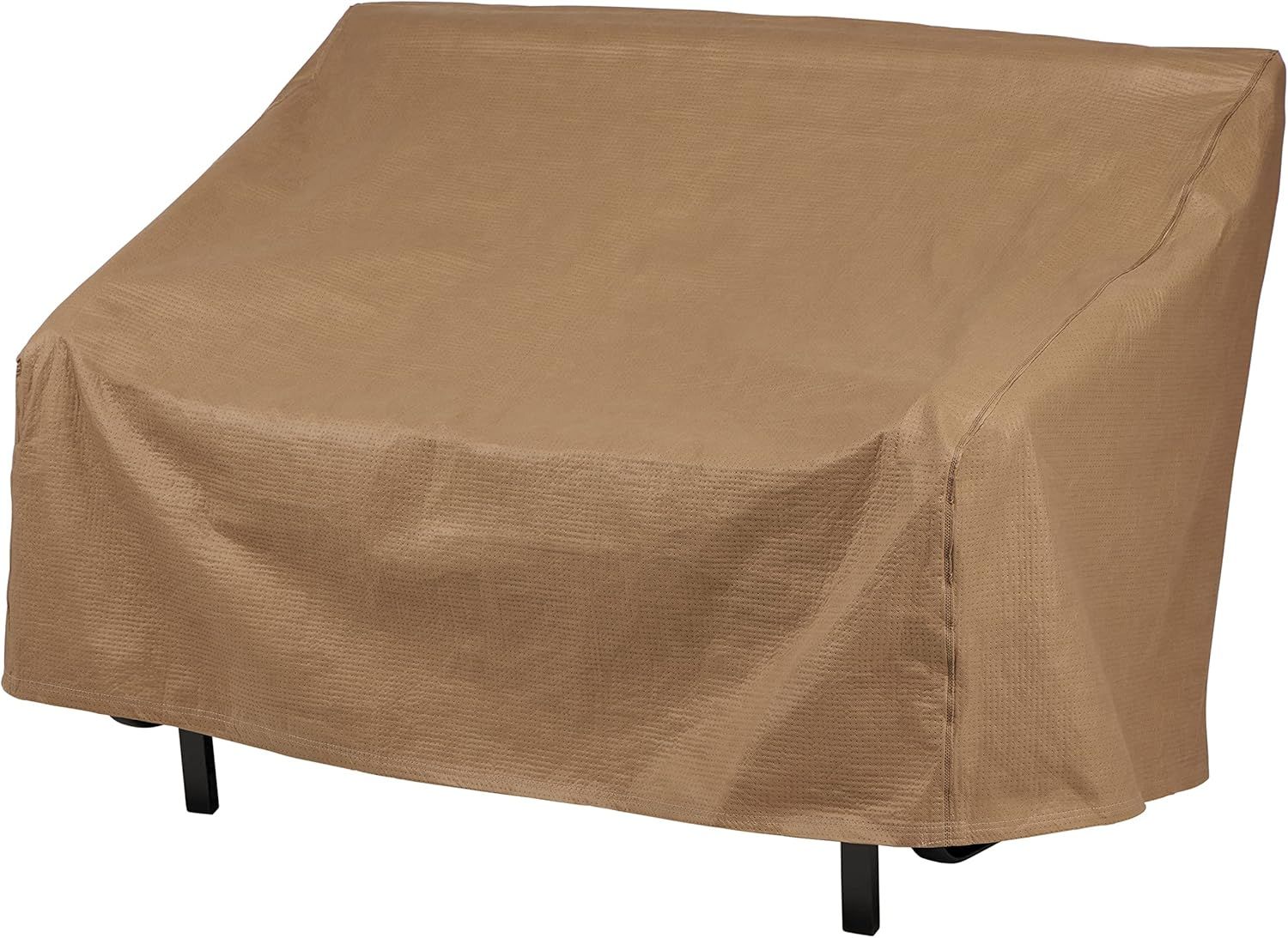 Essential Water-Resistant Light Brown Bench Cover