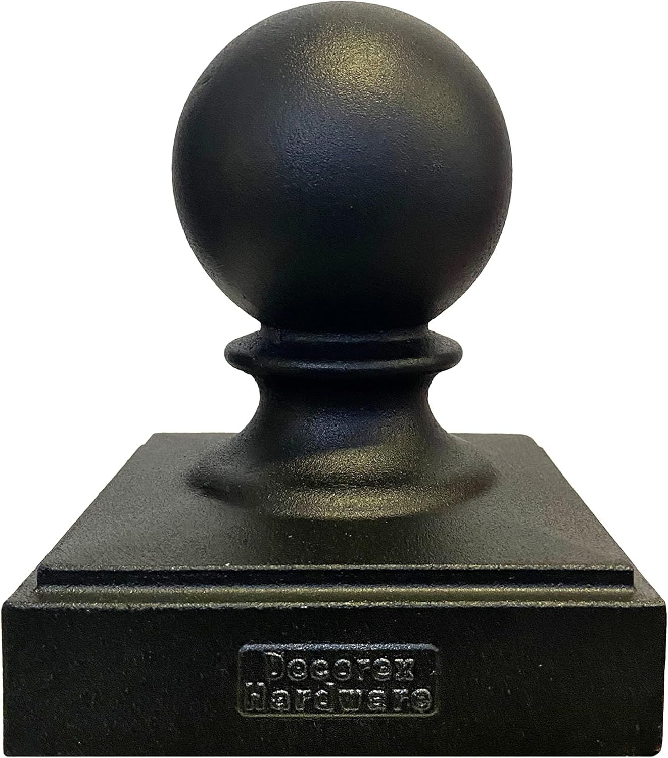 Black Aluminum 5.5" Ball Post Cap