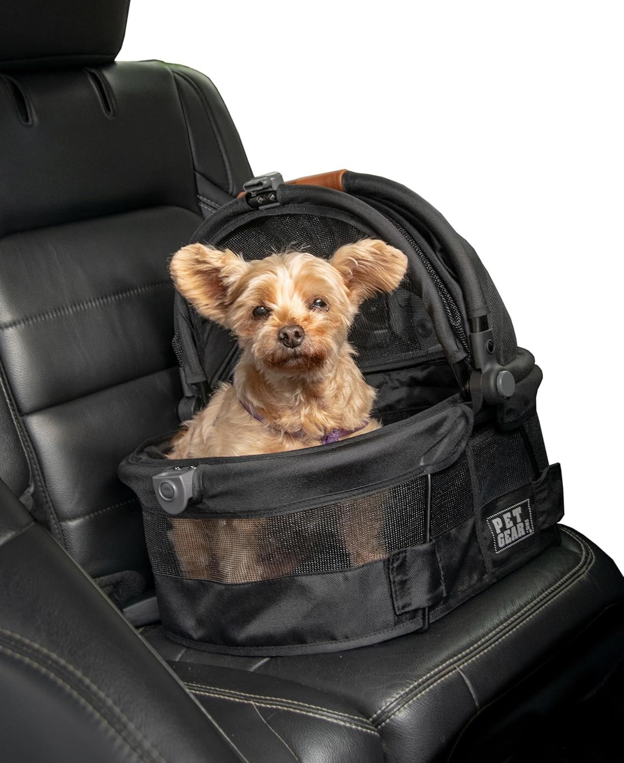 Small Black Soft Sided Pet Carrier and Car Seat