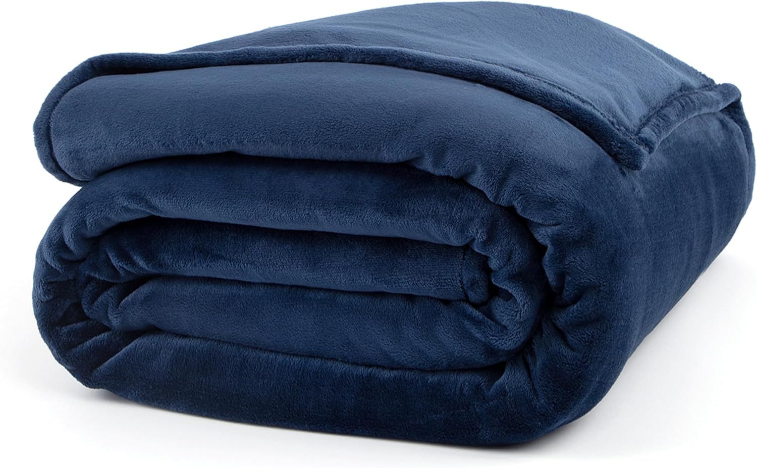 Full Size Navy Blue Fleece Kids Blanket