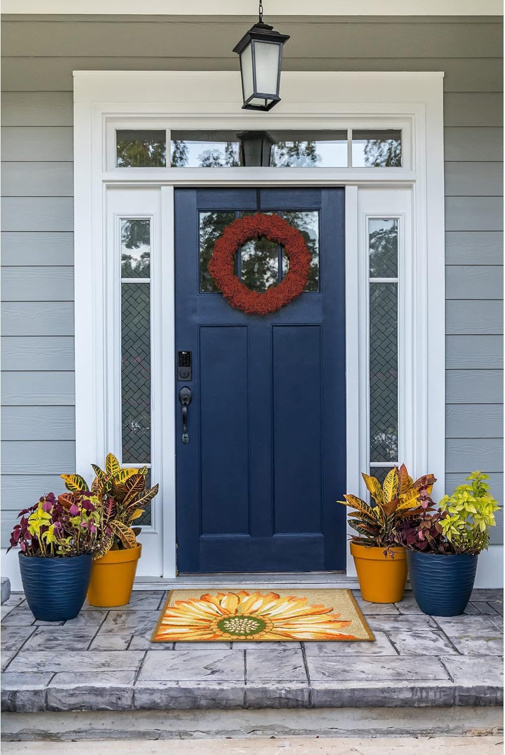 Sunflower Bliss Yellow Hand-Tufted Rectangular Easy-Care Rug