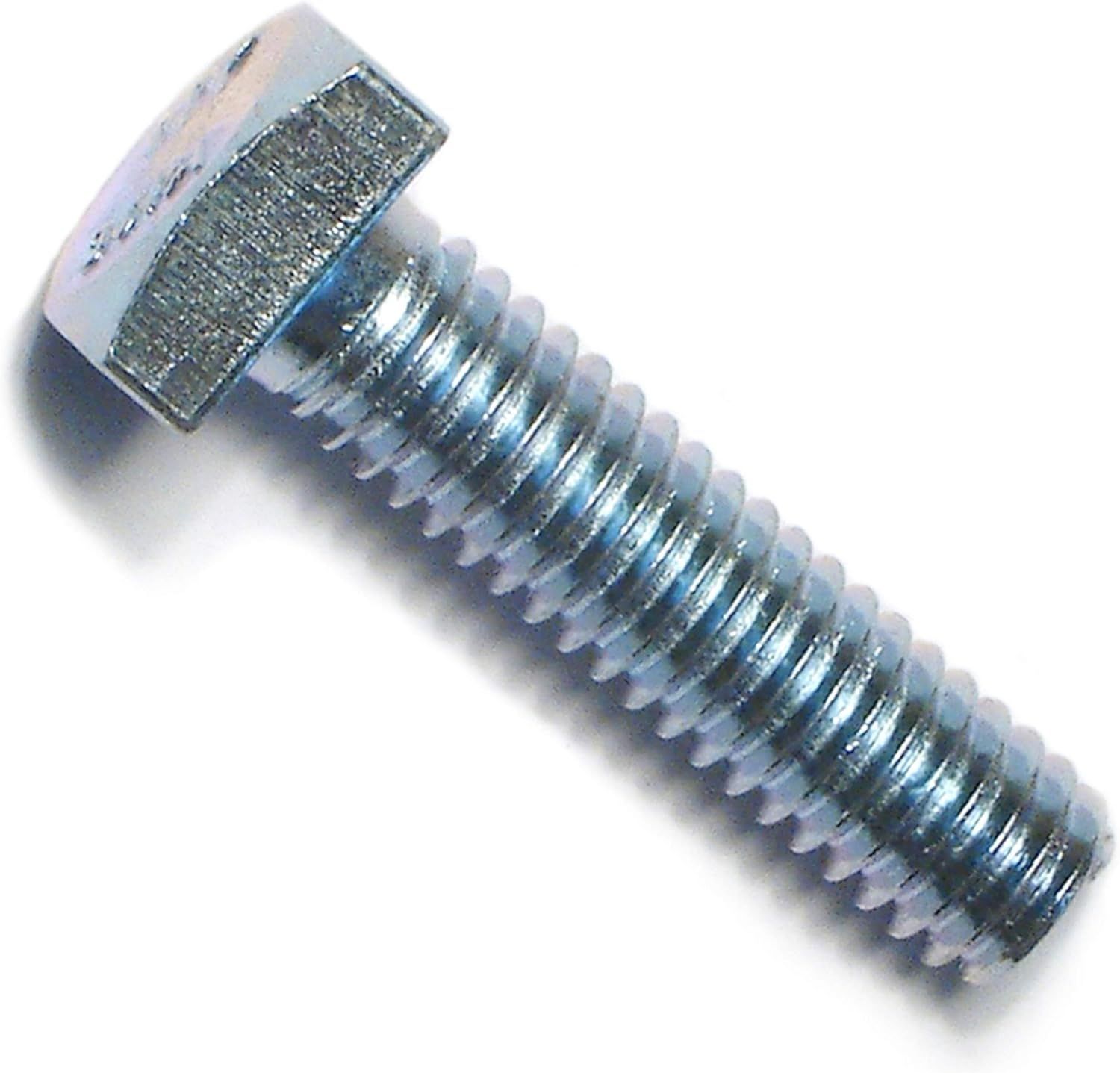 5/16"-18 x 1-1/4" Zinc Plated Steel Square Head Bolts, Pack of 10