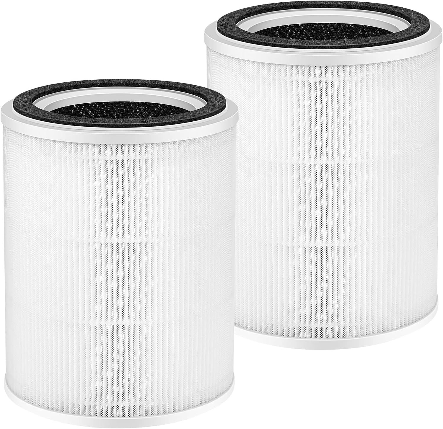 White H13 True HEPA Replacement Air Purifier Filters, 2 Pack