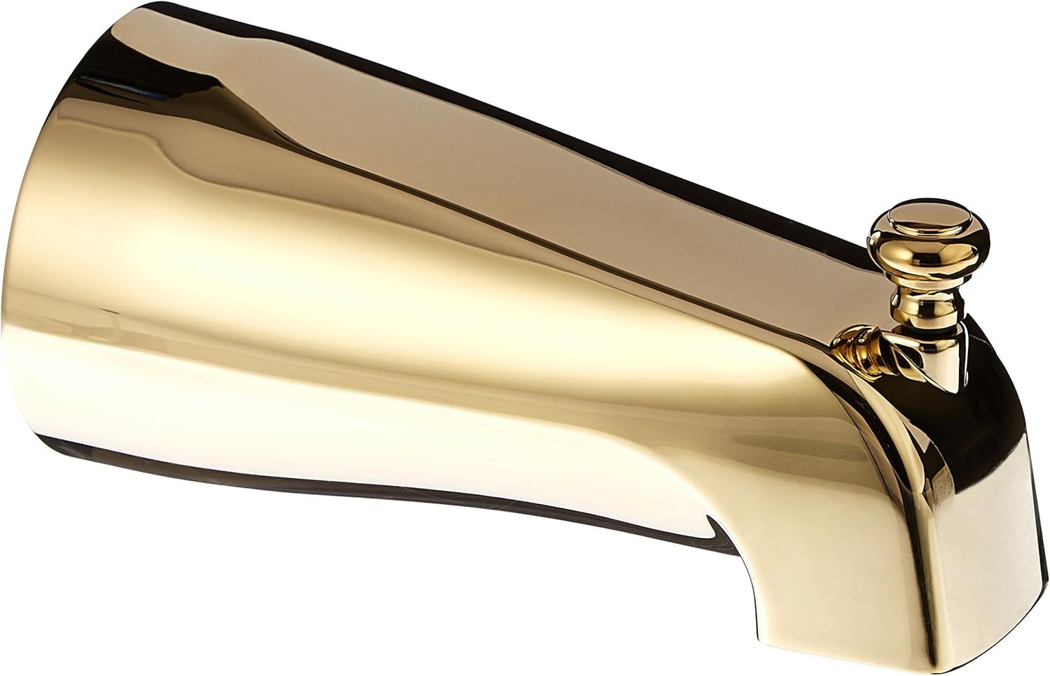 Polished Brass Wall Mounted Diverter Spout