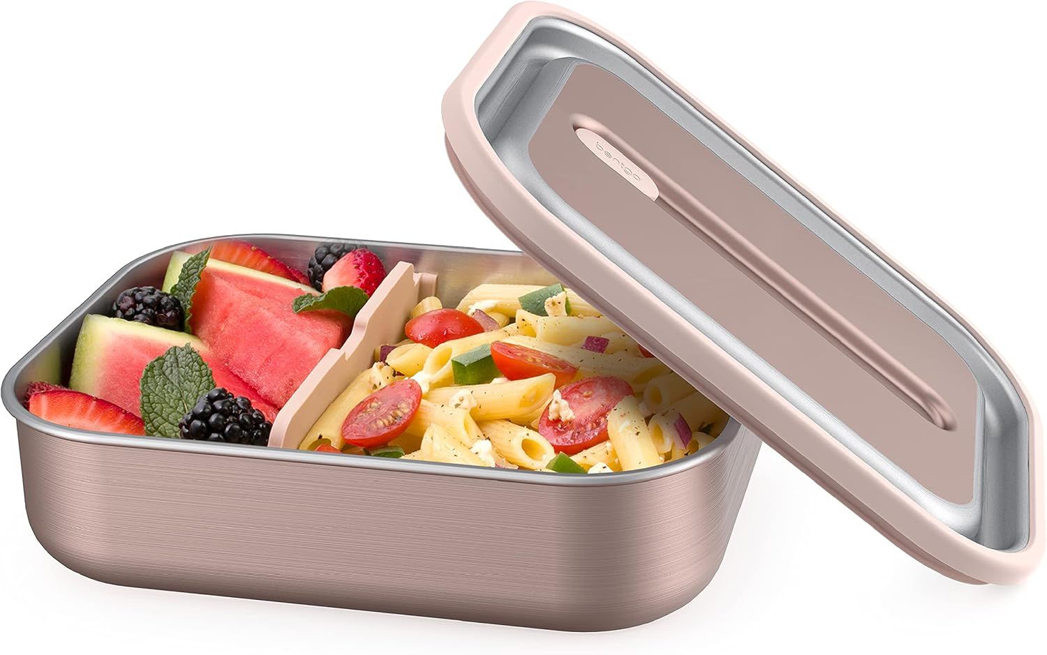 Rose Gold Stainless Steel Leak-Proof Bento Lunch Box