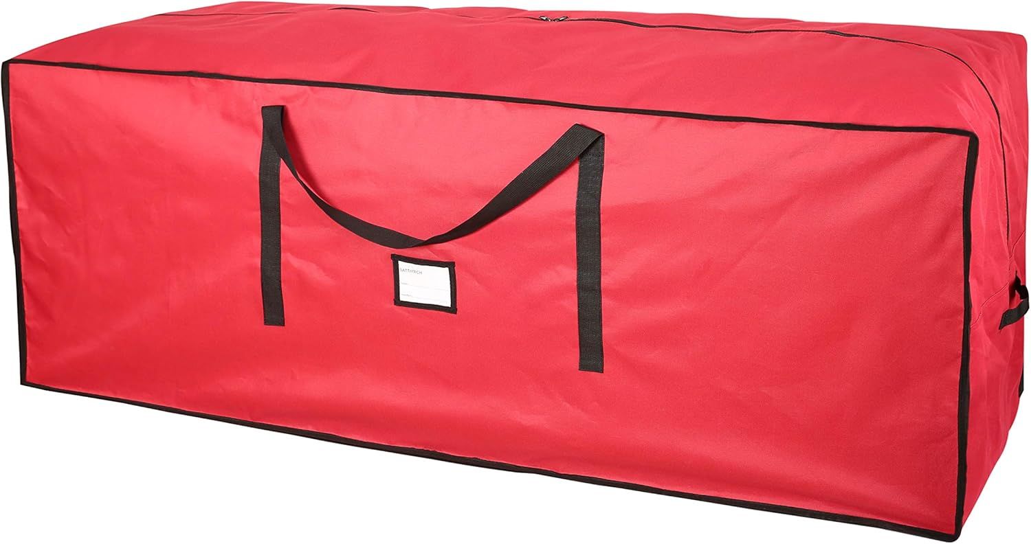 Red Heavy Duty 600D Canvas Christmas Tree Storage Bag