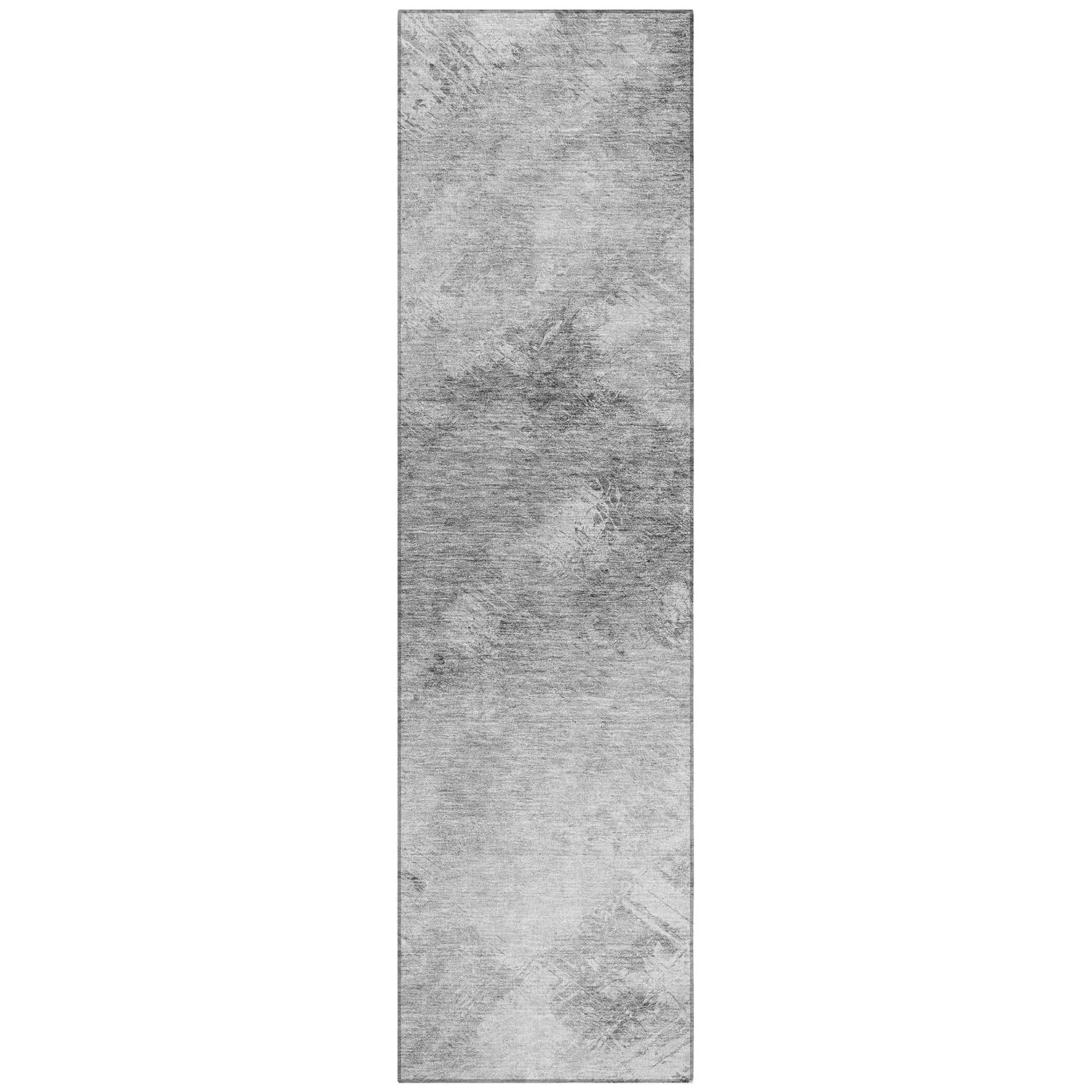 Chantille Silver Flat Woven Machine Made Runner Rug