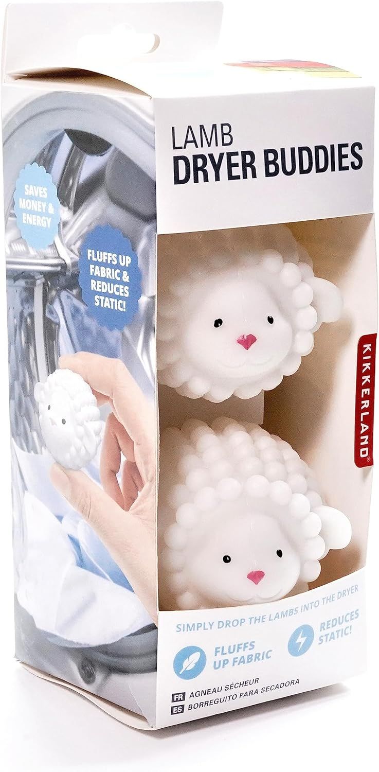 Kikkerland Lamb Eco-Friendly Reusable Dryer Balls Set