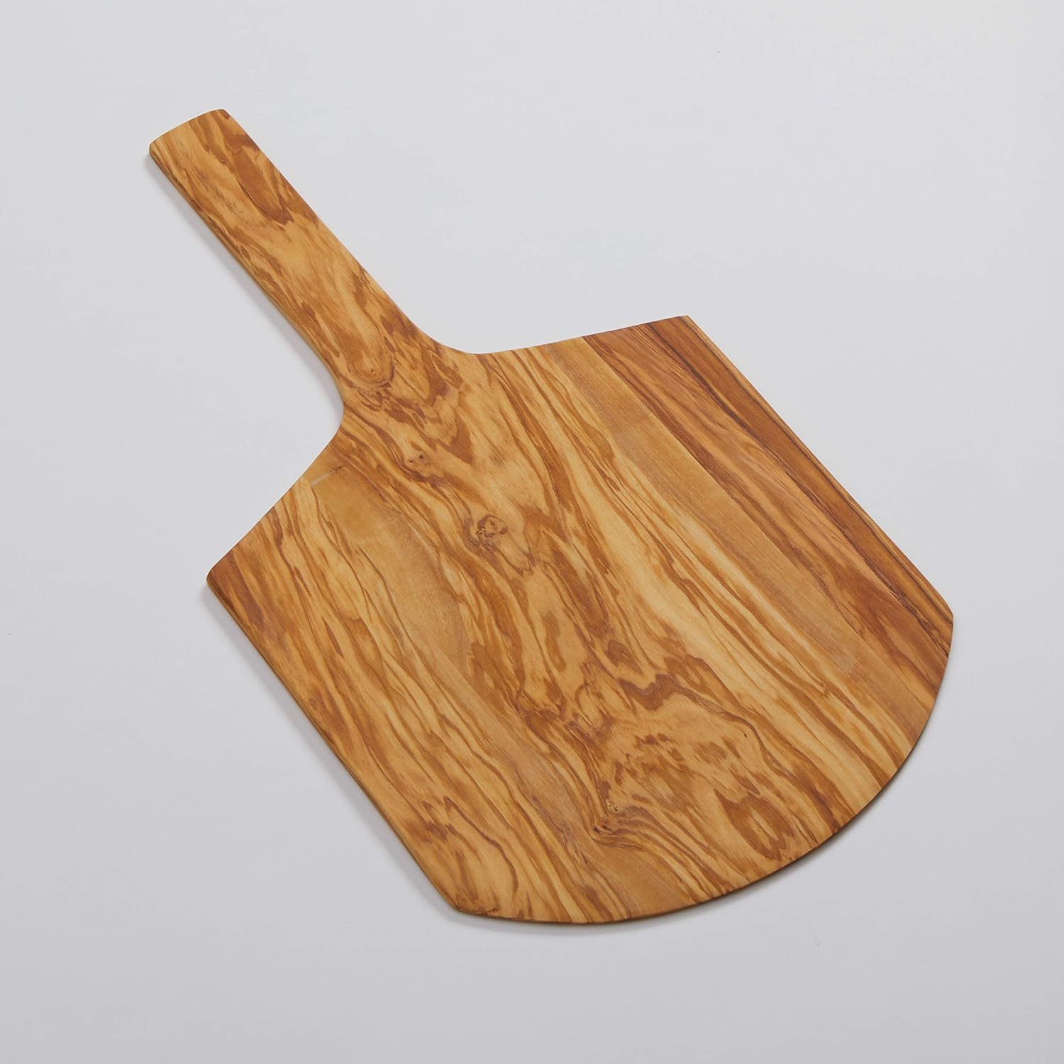 Olive Wood Rectangular Serving Peel with Handle, 22"