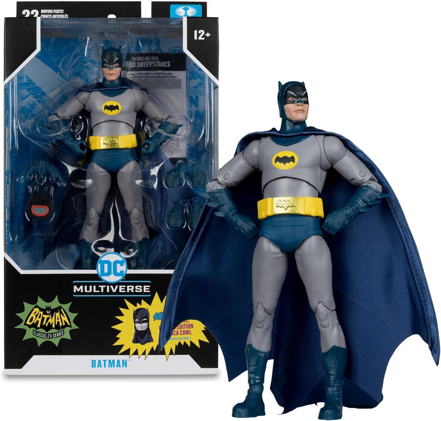 Classic TV Series Batman 7" Gray and Blue Action Figure