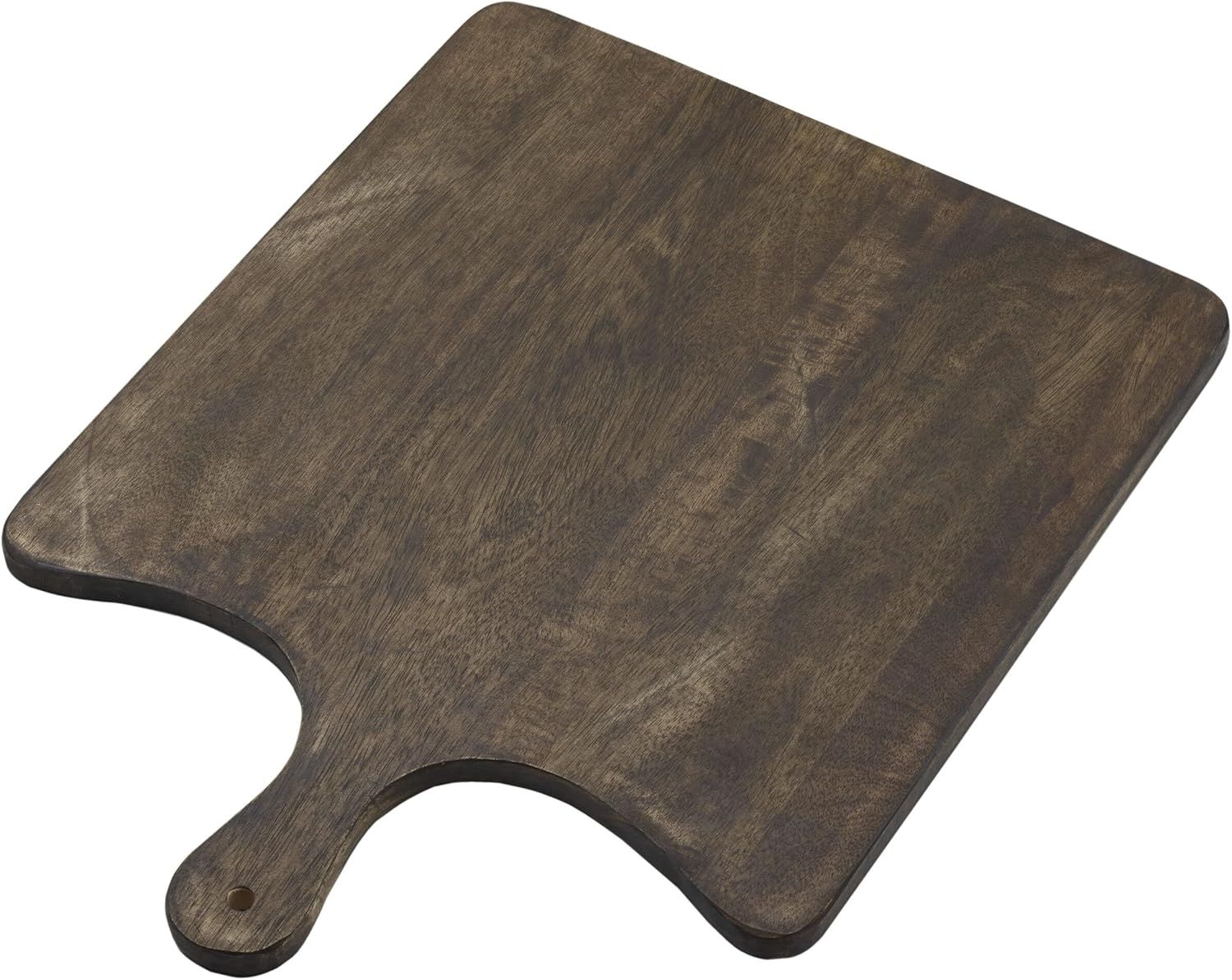 Maryn 18-Inch Espresso Mango Wood Paddle Serving Board