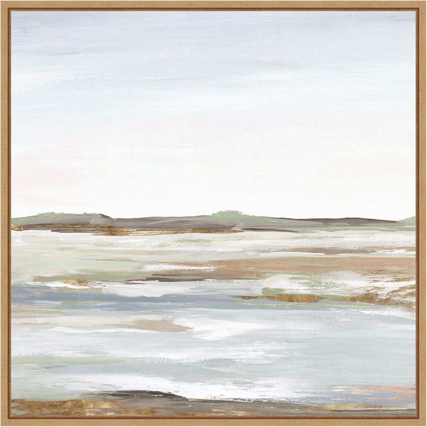 Vastness I Landscape Canvas Print with Float Frame, 30x30