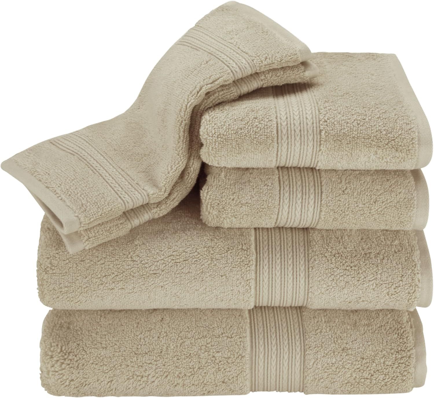 Linen Egyptian Cotton 6-Piece Towel Set