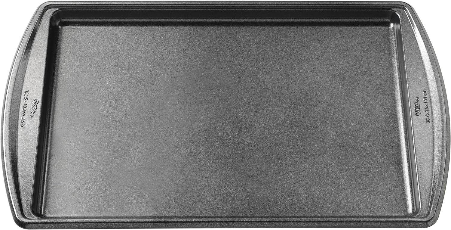 Premium Non-Stick Steel Rectangle Cookie Sheet with Handles