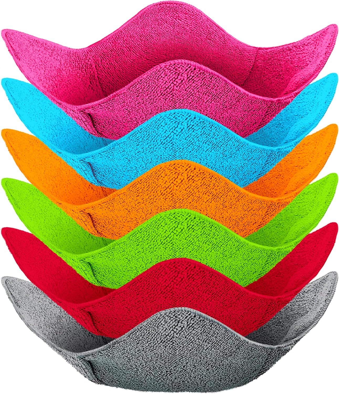 Multicolor Microwave-Safe Polyester Bowl Holders Set of 5