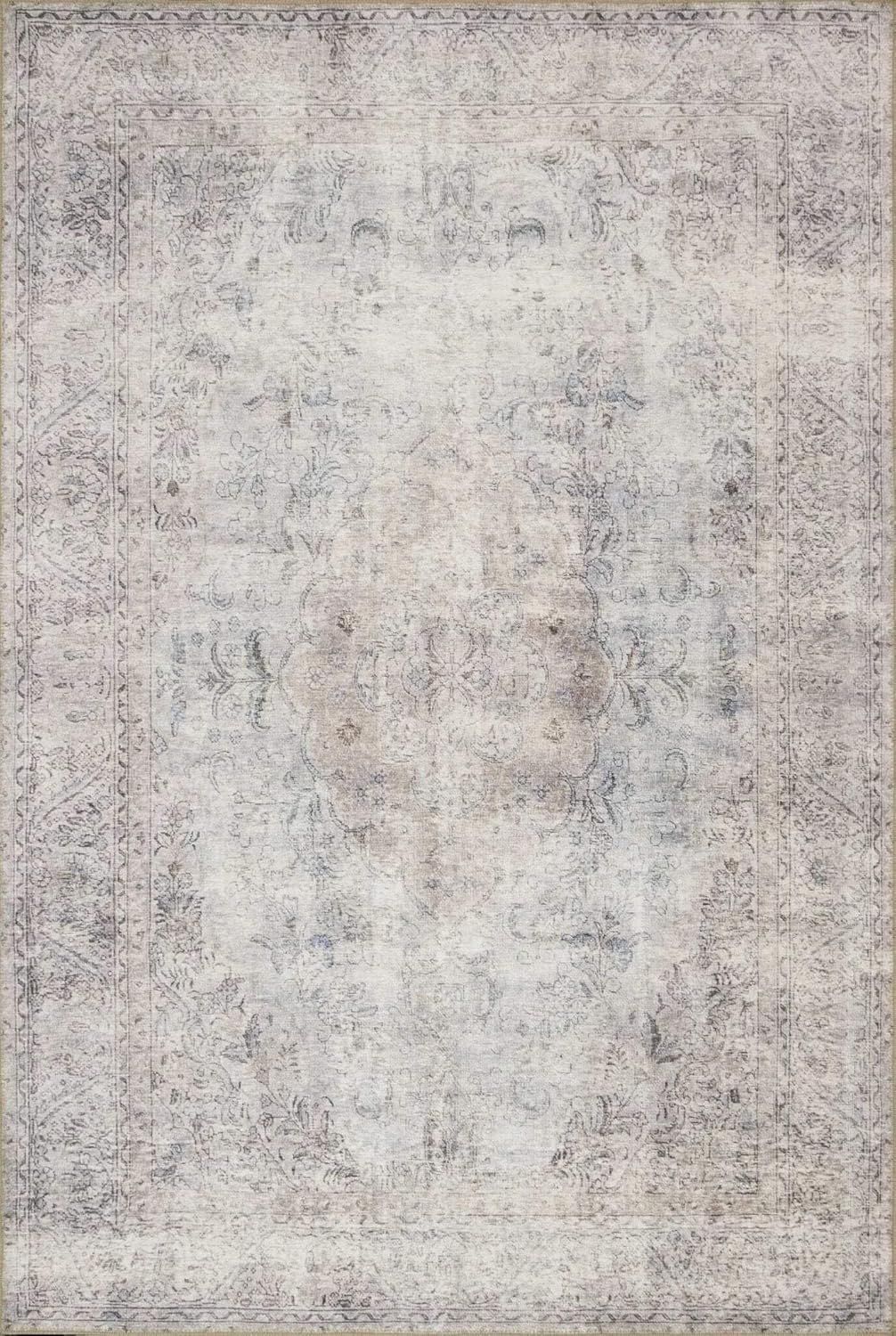 Loloi II Loren Silver/Slate 8'-4" x 11'-6" Area Rug