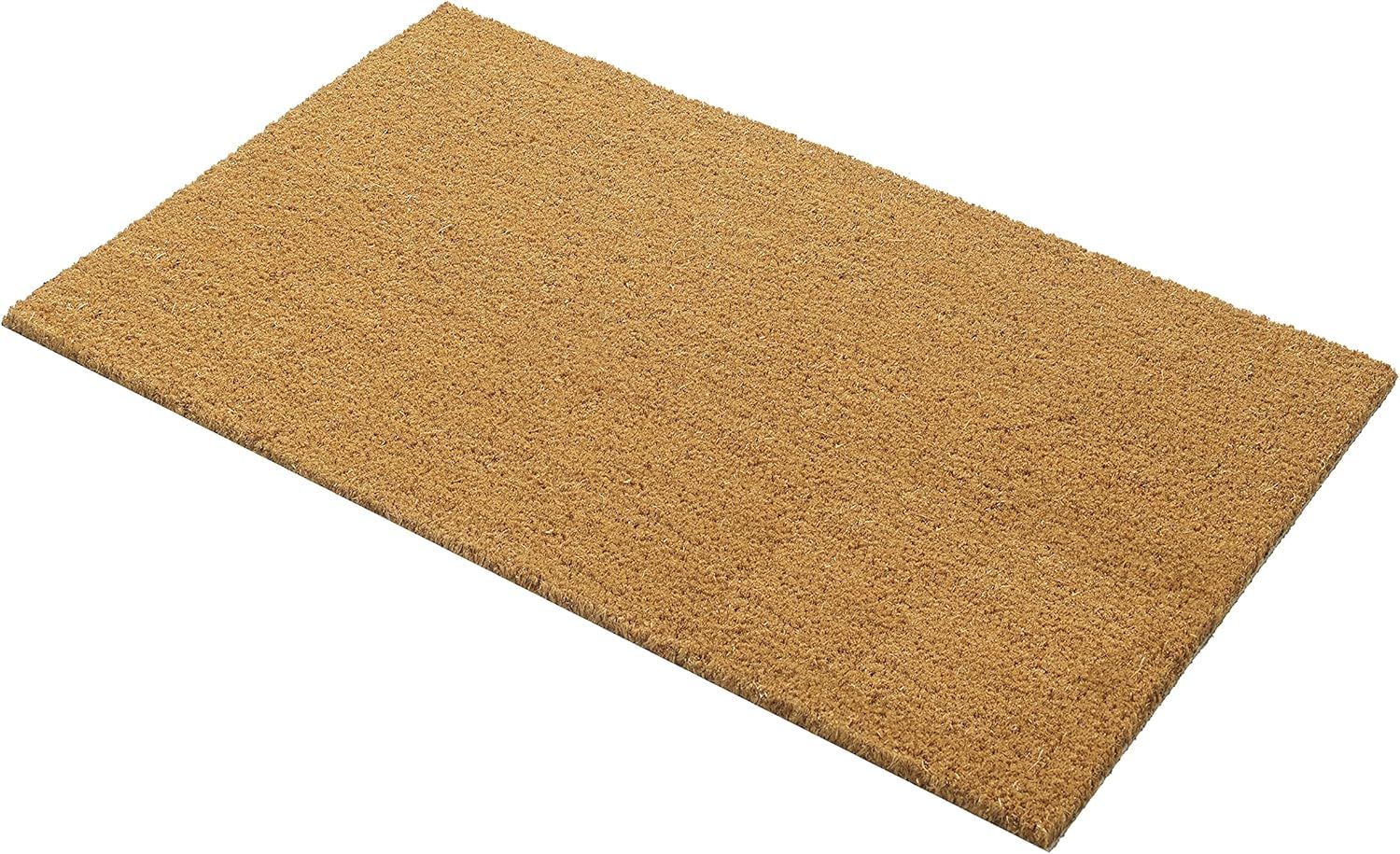 Natural Coir and Rubber Non-Slip Outdoor Doormat