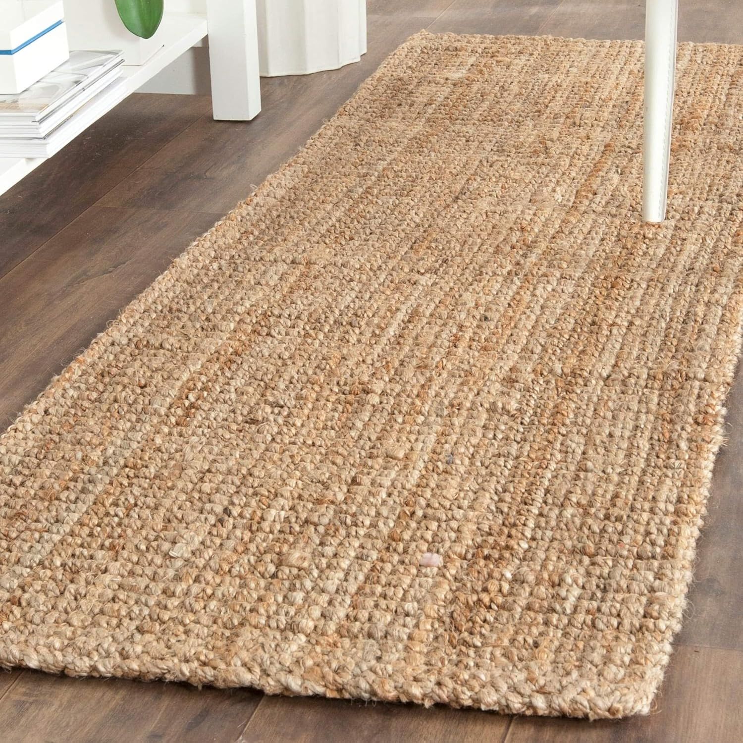 Handwoven Serenity Natural Jute 5' x 8' Area Rug