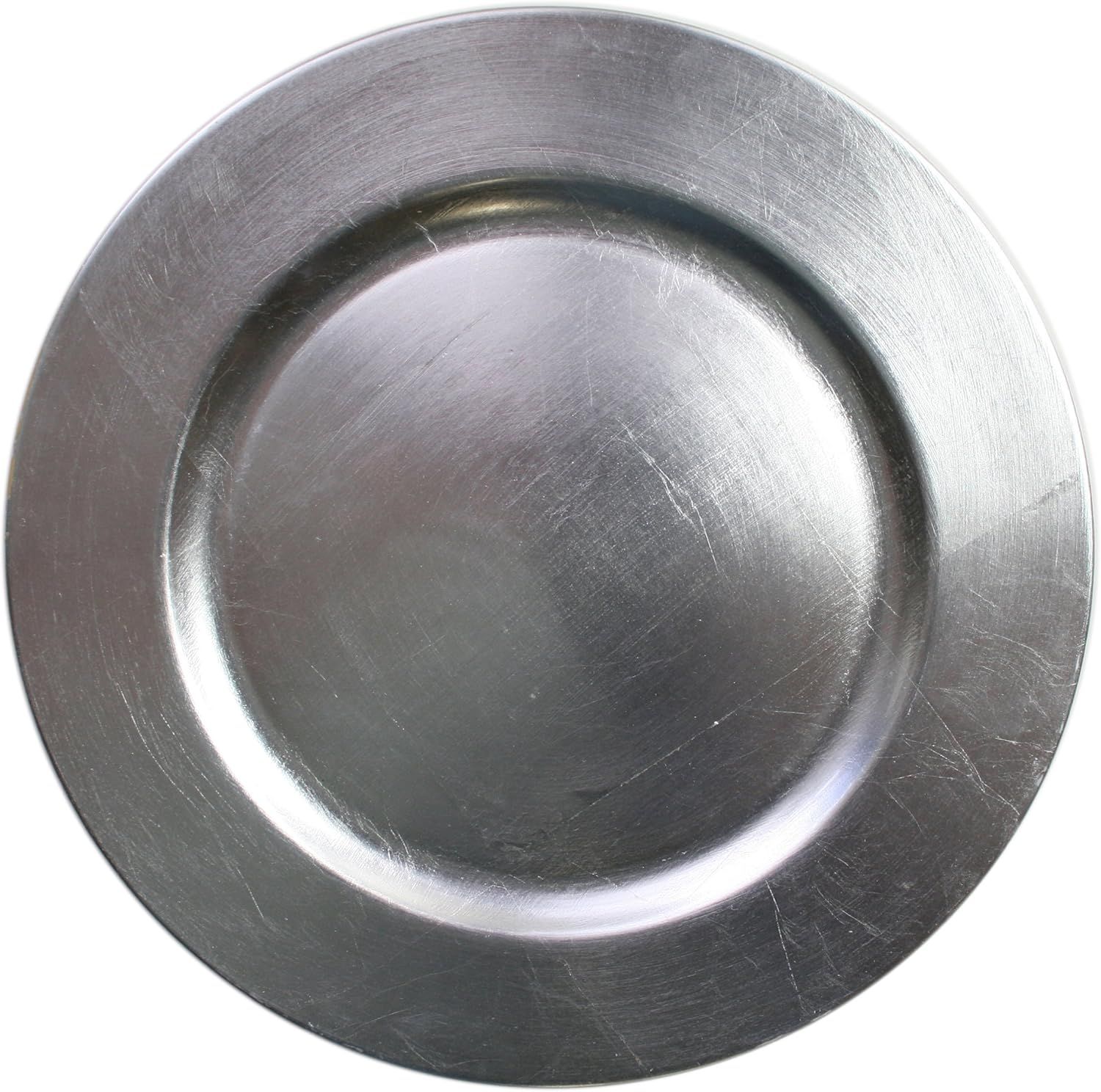 Silver Glass 13-Inch Round Charger Plate