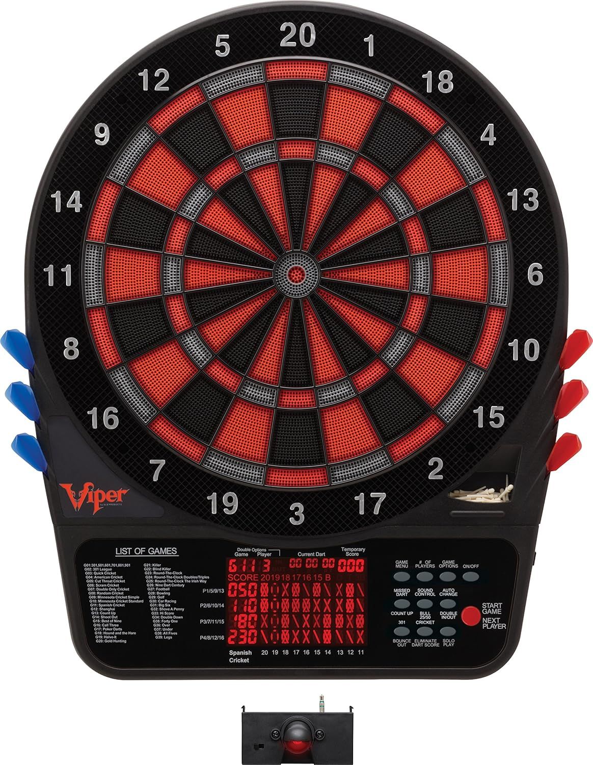 Viper 800 Electronic Dartboard with Laser Line Bundle