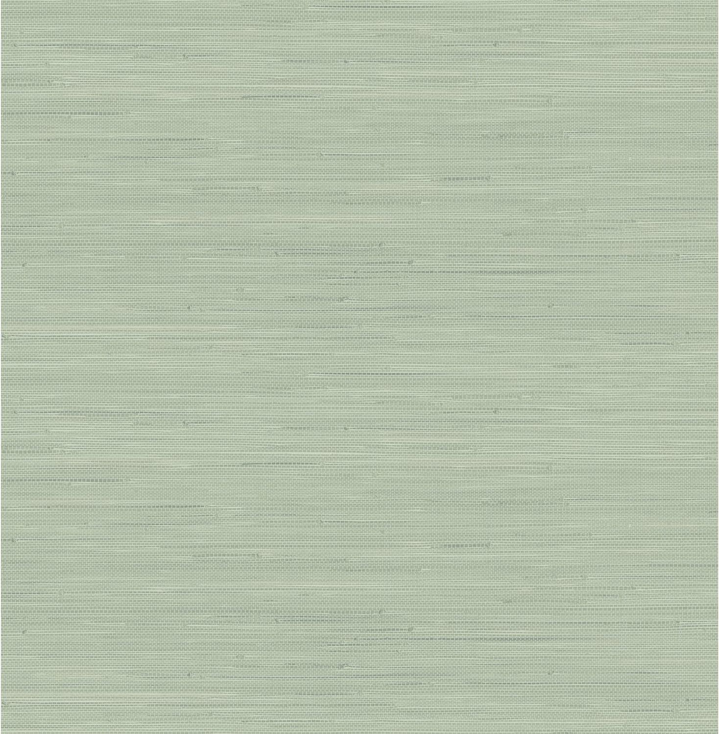 Sage Green 3D Grasscloth Peel and Stick Wallpaper