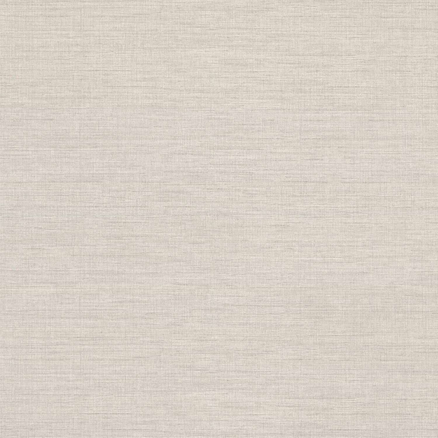 Essence Cream Linen Texture Non-Pasted Washable Wallpaper